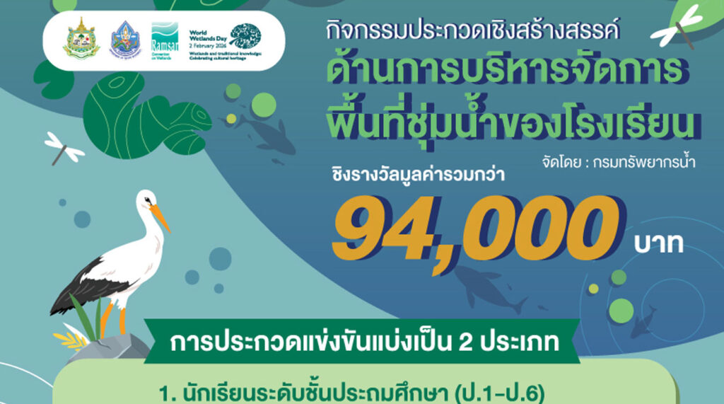 การบริหารจัดการพื้นที่ชุ่มน้ำของโรงเรียน