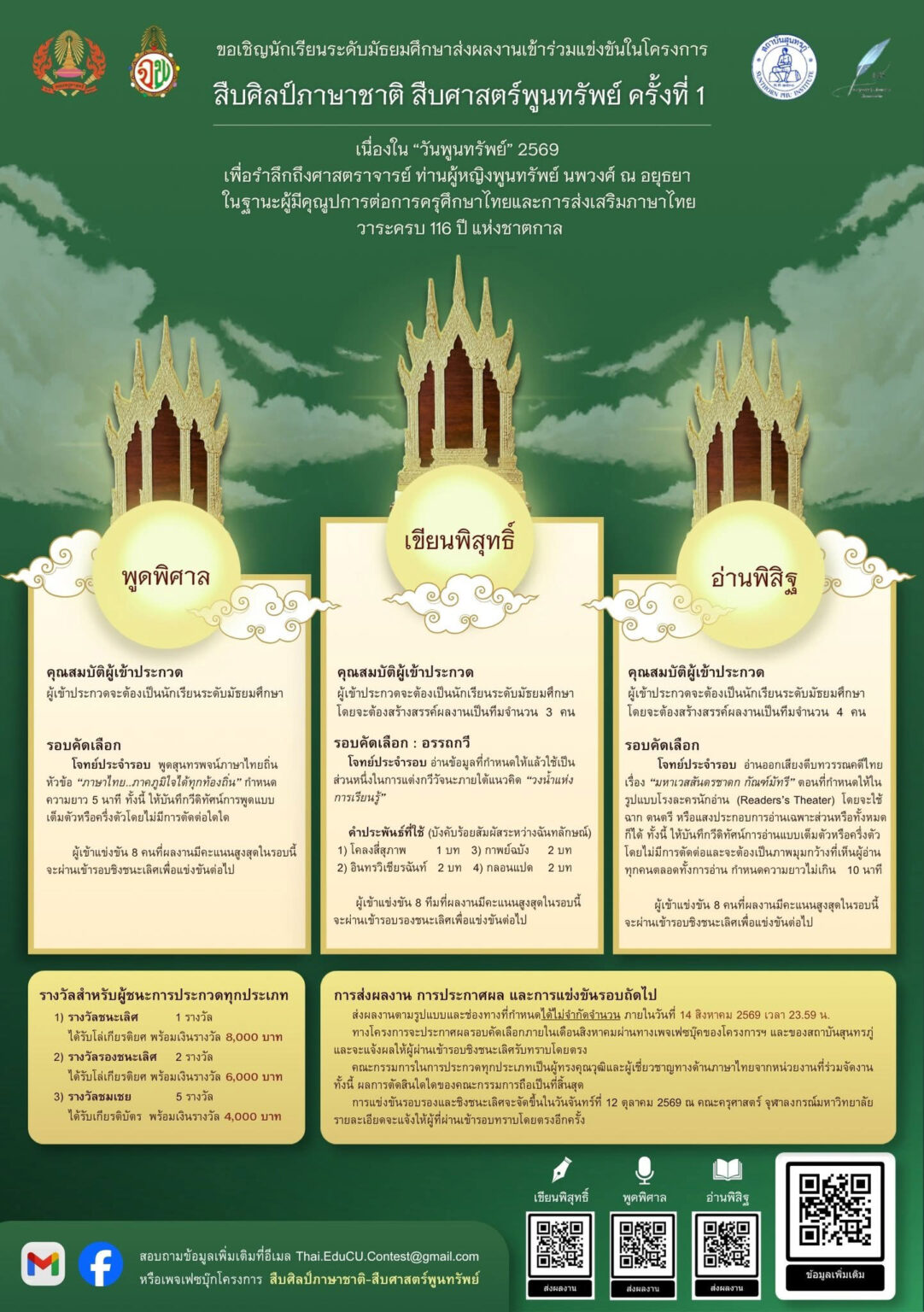 สืบศิลป์ภาษาชาติ สืบศาสตร์พูนทรัพย์